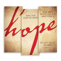 "Hope" Banner Triptych