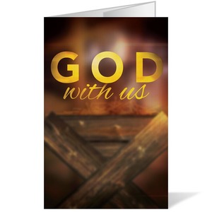 God With Us Manger 8.5 x 14 Bulletins