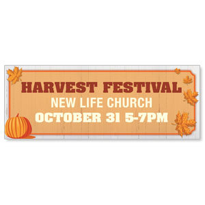 Join Us Harvest Festival 3 x 8 ImpactBanners