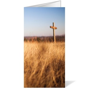 Cross and Wheat Field 11 x 17 Bulletins