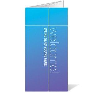 Color Wash Welcome Bulletins