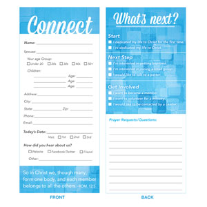 Connection Card Blue SpecialtyItems