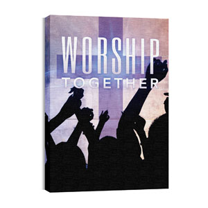 Worship Loud M 24in x 36in Canvas Prints