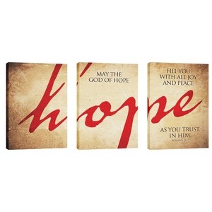 Hope Triptych  24in x 36in Canvas Prints
