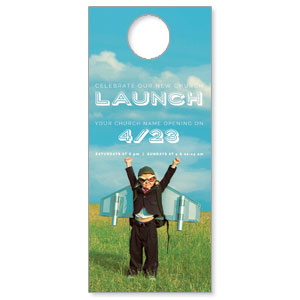 Rocket Kid Launch DoorHangers