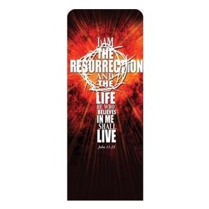 I am the Resurrection 2'7" x 6'7" Sleeve Banners