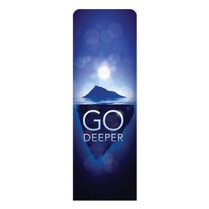 Deeper Iceberg 2' x 6' Sleeve Banner