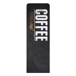 Slate Coffee 2' x 6' Sleeve Banner