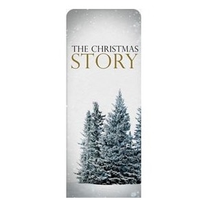 Christmas Story Trees 2'7" x 6'7" Sleeve Banners