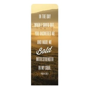 Phrases Psalm 138:3 2' x 6' Sleeve Banner