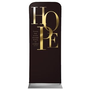 Gold Letters Hope 2'7" x 6'7" Sleeve Banners