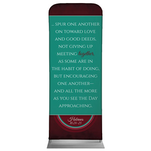 Together Circles Heb 10 2'7" x 6'7" Sleeve Banners