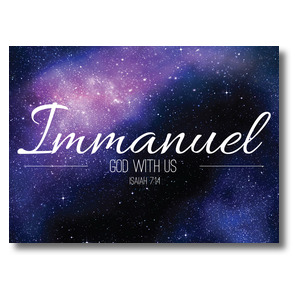 Immanuel Isaiah 7:14 Jumbo Banners