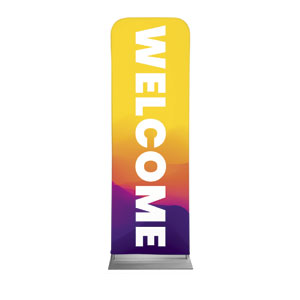 Abstract Summer Events 2' x 6' Sleeve Banner