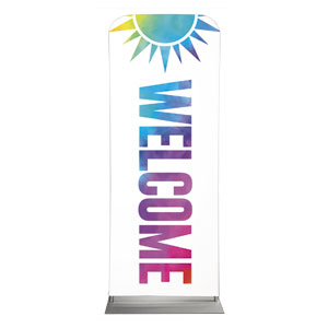 Join Us Summer Watercolor 2'7" x 6'7" Sleeve Banners