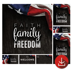Faith Family Freedom Church Graphic Bundles