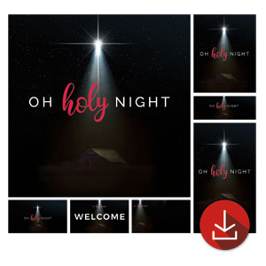 Oh Holy Night Church Graphic Bundles