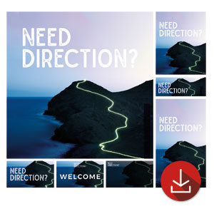 WelcomeOne Need Direction Church Graphic Bundles