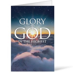 Glory To God  8.5 x 11 Bulletins 8.5 x 11