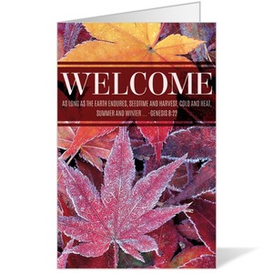 Frosted Leaves Bulletins 8.5 x 11