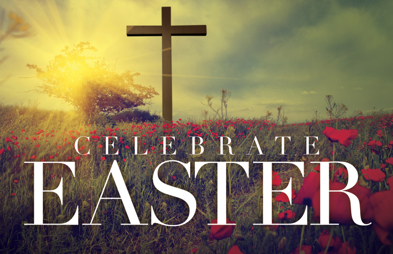 Celebrate Easter Cross Postcard - Church Postcards - Outreach Marketing