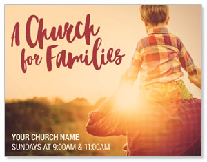 Church Families Dad and Son ImpactMailers