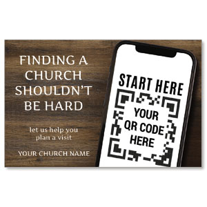 Find A Church QR Code Medium InviteCards