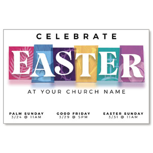 Easter Block Icons Medium InviteCards