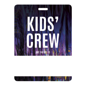 Scatter Kids Crew Name Badges