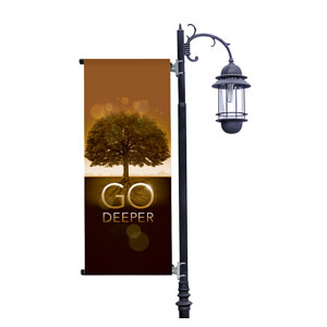 Fall Deeper Roots Light Pole Banners