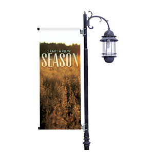 New Season Fall Light Pole Banners