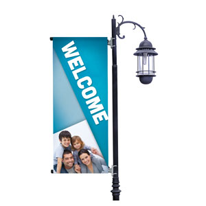 Family Welcome Light Pole Banners