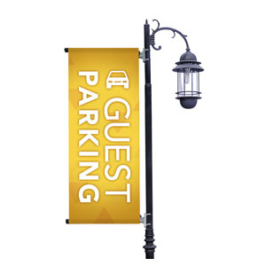 Guest Parking Light Pole Banners