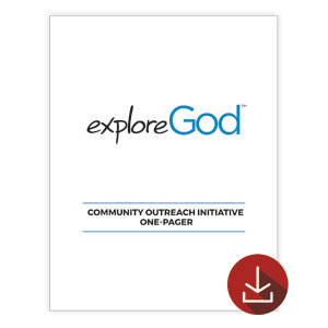 Explore God Community Outreach Initiative One Paper Training Tools