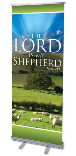 The LORD is my Shepherd Advertising Banner Vinyl Mesh Decal Sign Jesus Christ