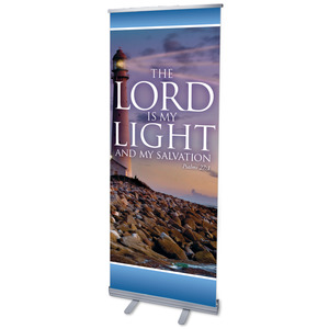 Lord Is My Light 2'7" x 6'7"  Vinyl Banner