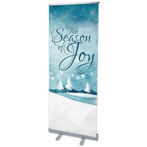 Season of Joy 2'7" x 6'7"  Vinyl Banner