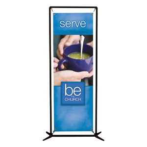 Be The Church Serve 2' x 6' Banner