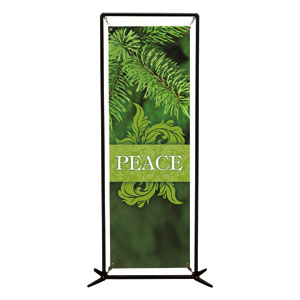 Together for the Holidays Peace 2' x 6' Banner