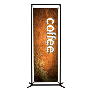 Adornment Coffee 2' x 6' Banner