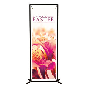 Celebrate Easter Flowers 2' x 6' Banner