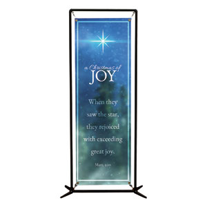 Christmas of Joy 2' x 6' Banner