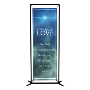 Christmas of Love 2' x 6' Banner
