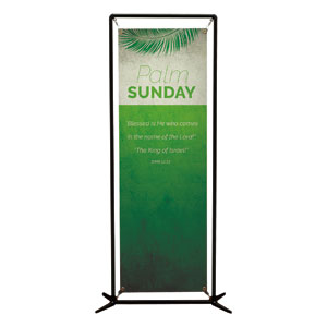 Color Block Palm Sunday 2' x 6' Banner