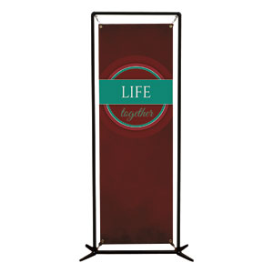 Together Circles Life 2' x 6' Banner