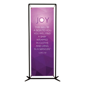 Advent Luke 2 Joy 2' x 6' Banner