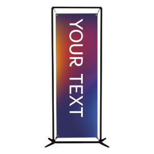 Glow Your Text 2' x 6' Banner