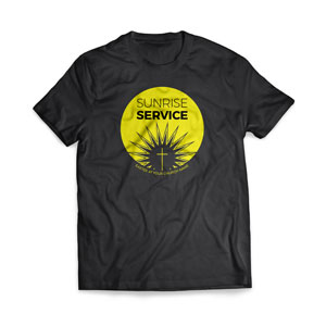 Sunrise Service Circle - Large Customized T-shirts