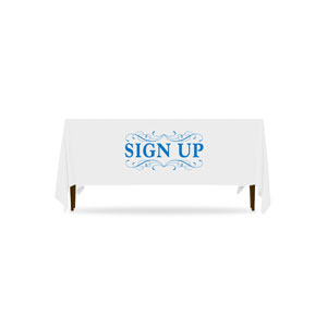 Filigree Sign Up 6' Table Throws