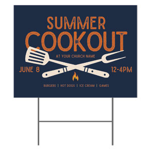 Summer Cookout 18"x24" YardSigns